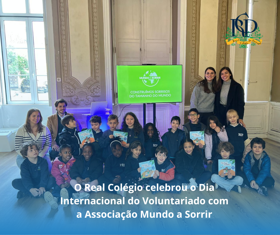 Imagem da ação solidária pela saúde oral dinamizada pela associação Mundo a Sorrir com as turmas do 1.º Ciclo