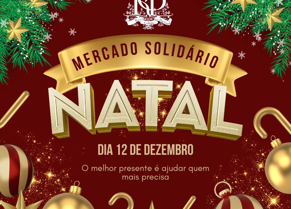 Venha ao Mercado Solidário de Natal 2025!