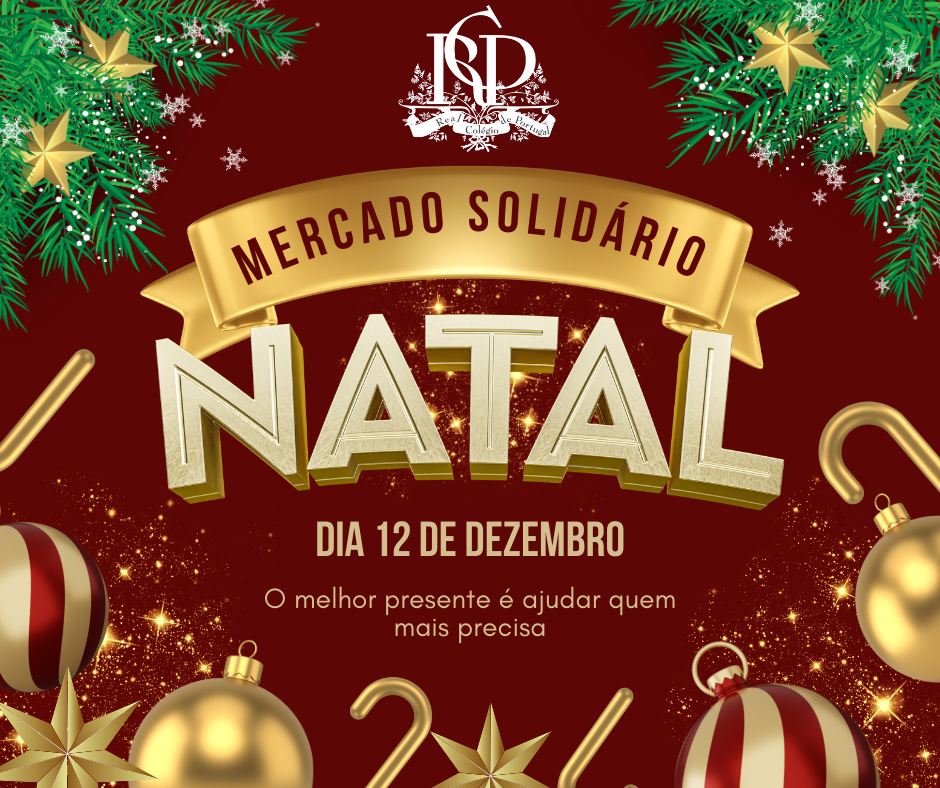 Imagem promocional do Mercado Solidário de Natal RCP 2025